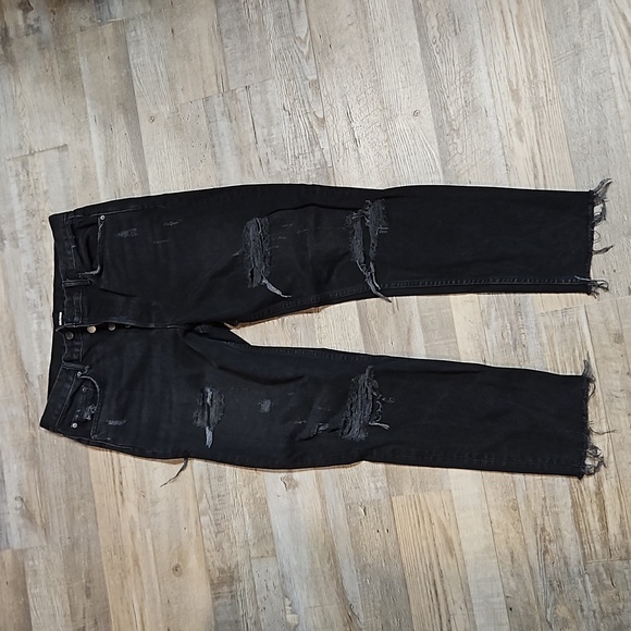 GRLFRND Karolina Straight Leg Distressed Jeans - Picture 4 of 7